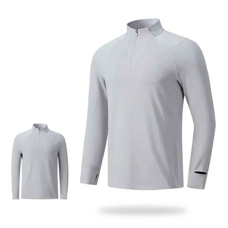 RUNNR Quarter-Zip Long Sleeve — Breathable, Quick-Dry & Watch-Ready - Image 4
